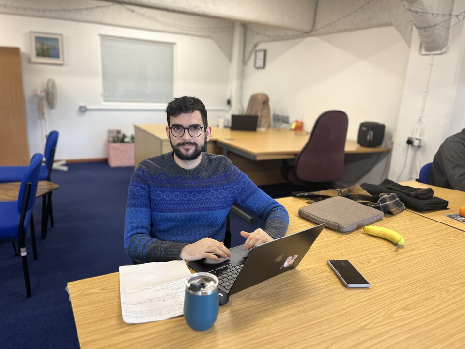 George in the SuSy offices